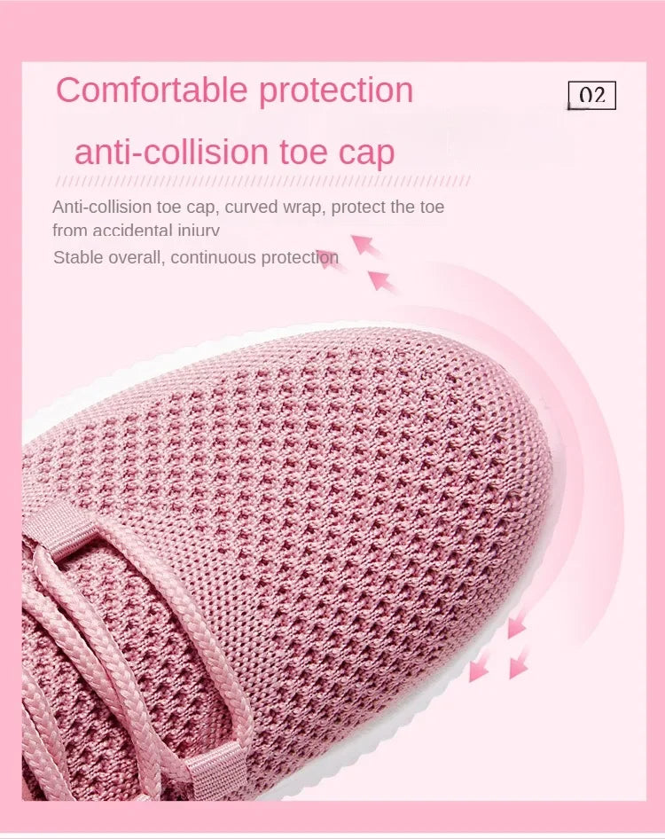 2025 Sports Running Shoes Women's Mesh Breathable Walking Women's Sports Shoes Comfortable and Fashionable Casual Sports Shoes