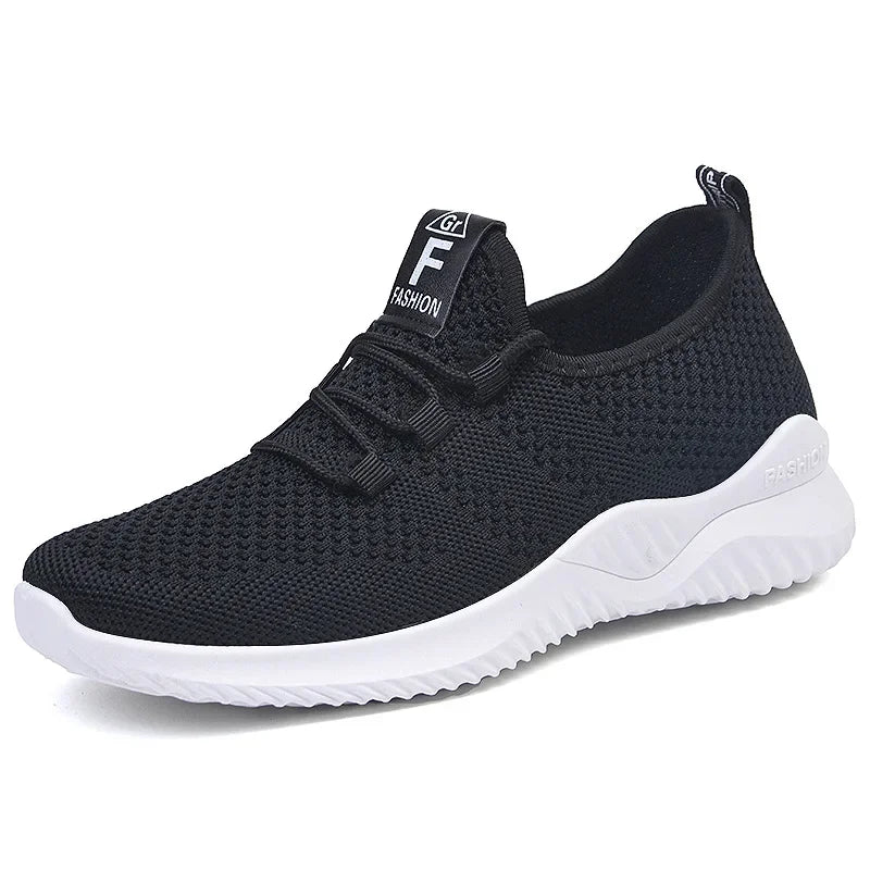 2025 Sports Running Shoes Women's Mesh Breathable Walking Women's Sports Shoes Comfortable and Fashionable Casual Sports Shoes